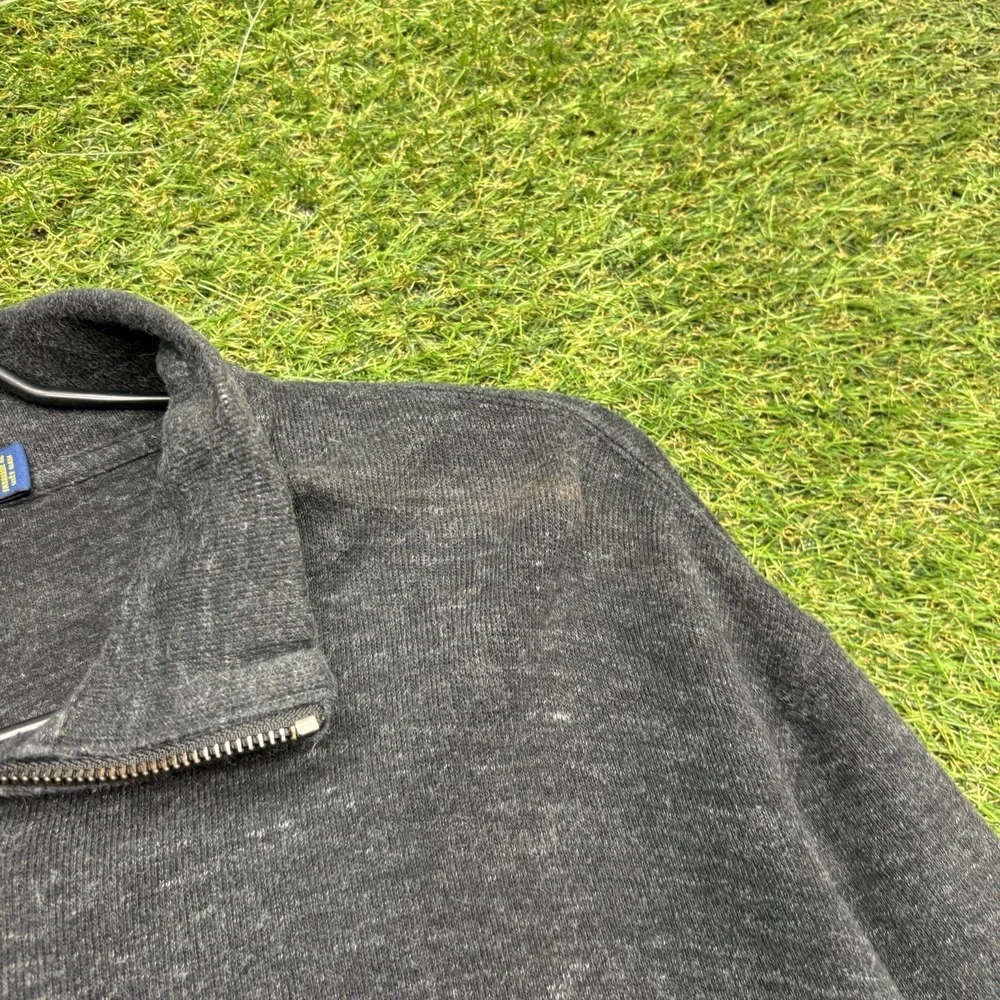 Polo Ralph Lauren Sweater Mens XL 1/4 Zip Mock Neck Pony Estate Rib Pullover